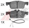 A.B.S. 37888 OE Brake Pad Set, disc brake